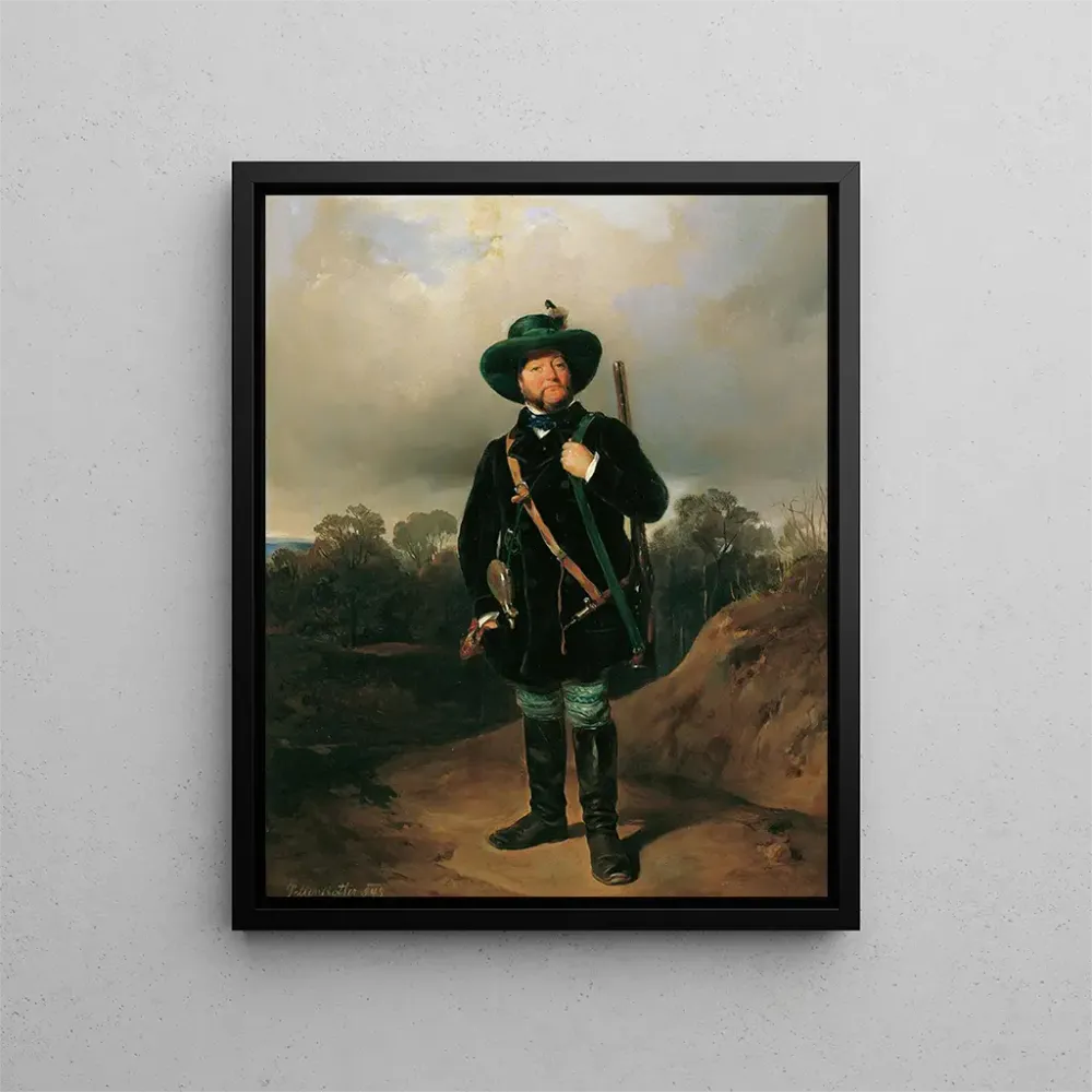 Gemälde Josef Strommer der Rolle eines Jägers - August von Pettenkofen | Kunstdruck