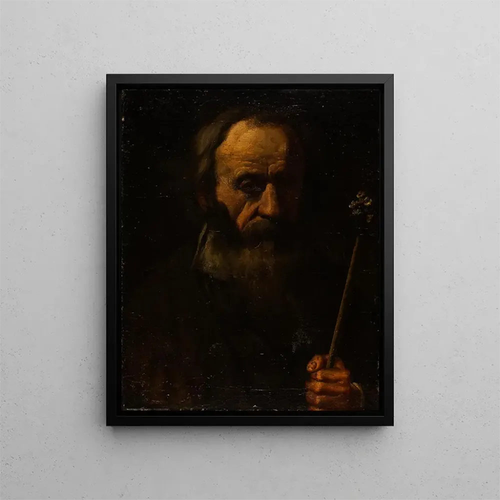 Gemälde St. Joseph mit der blumigen Rute - Anonym | Kunstdruck