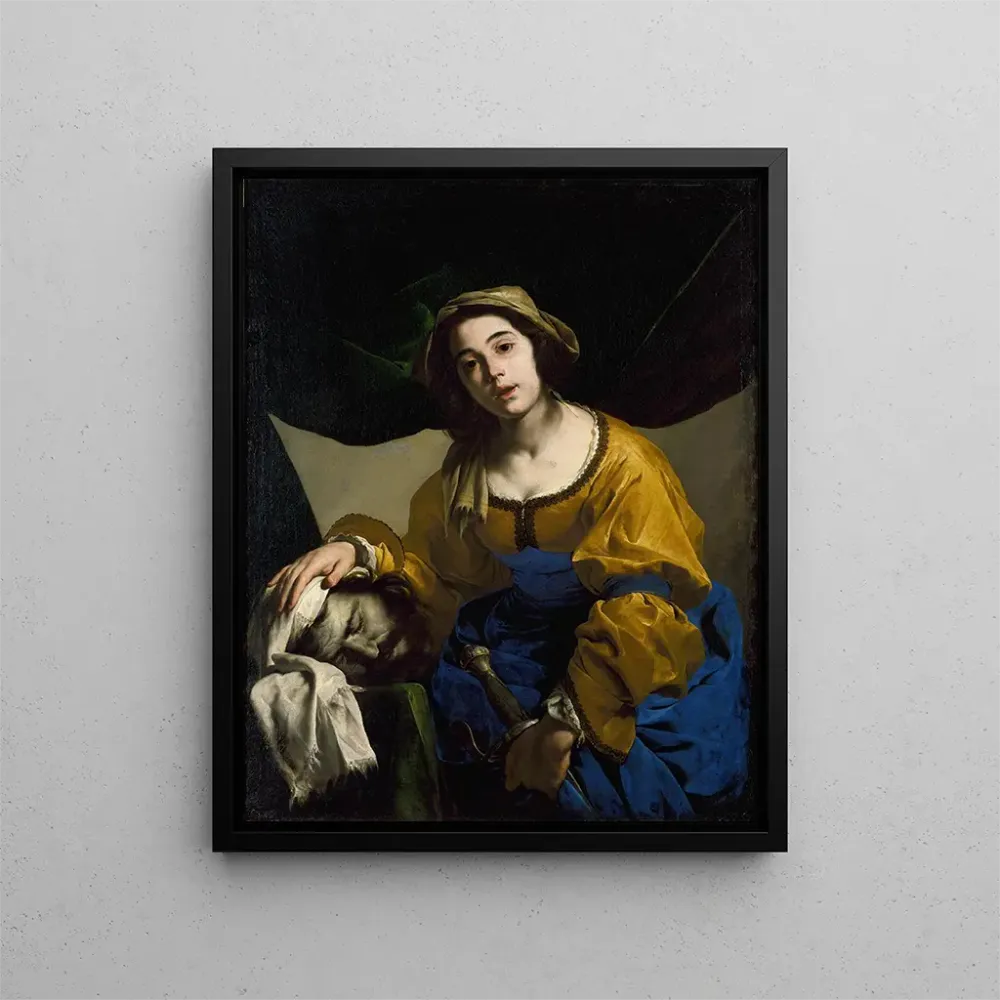 Gemälde Judith mit dem Kopf des Holofernes - Bernardo Cavallino | Kunstdruck