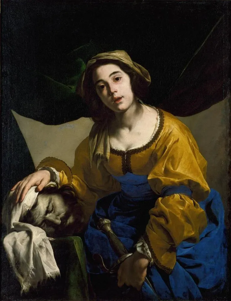 Gemälde Judith mit dem Kopf des Holofernes - Bernardo Cavallino | Kunstdruck