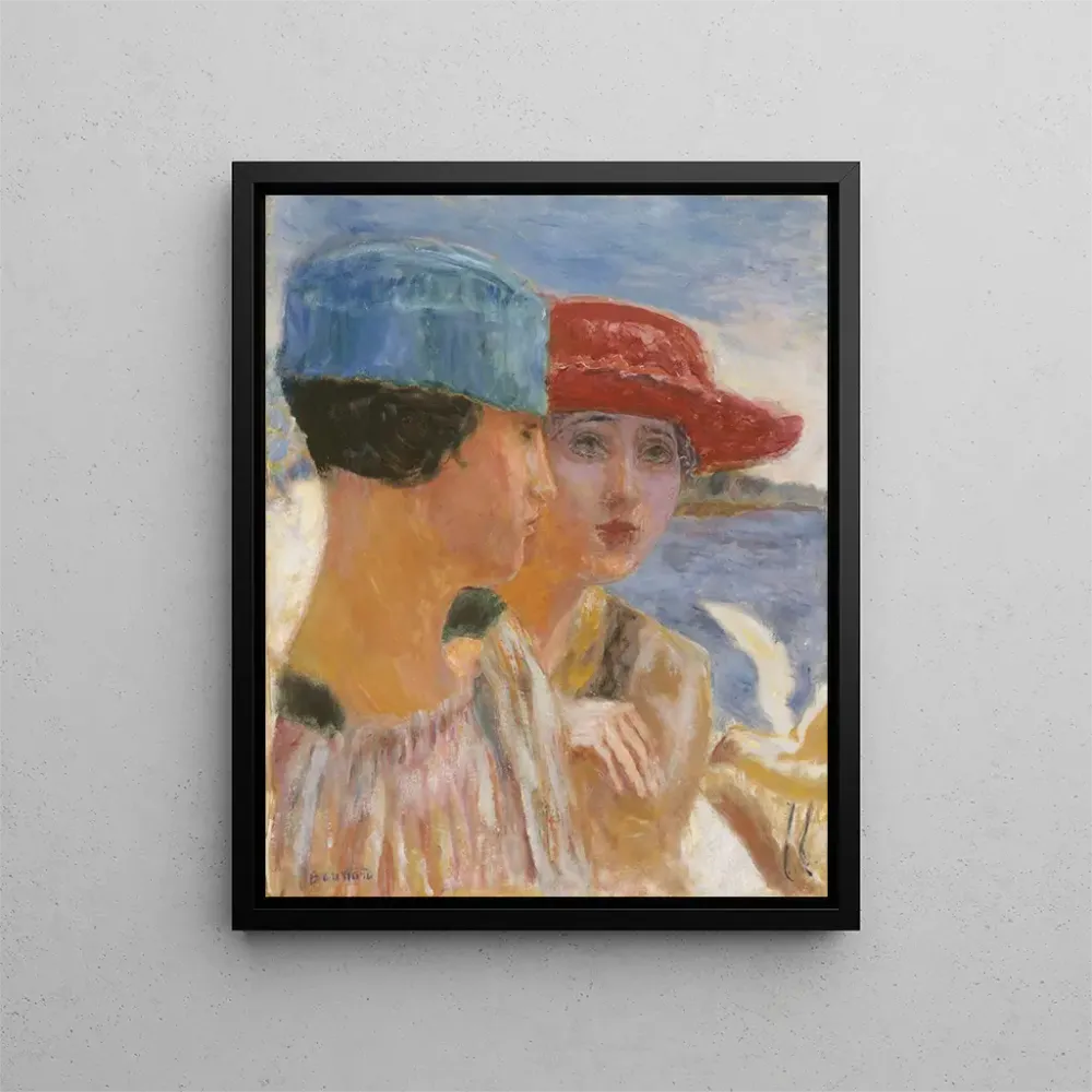 Gemälde Junge Mädchen und die Möwe - Pierre Bonnard | Kunstdruck