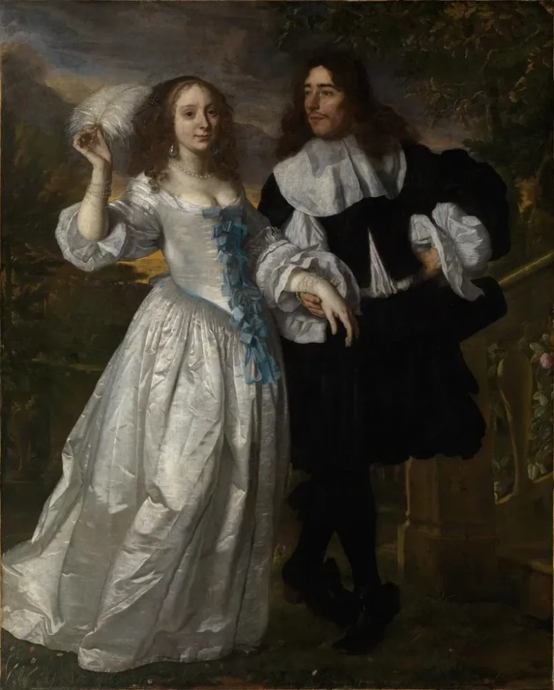 Gemälde Junge Patrizierpaar - Bartholomeus van der Helst | Kunstdruck