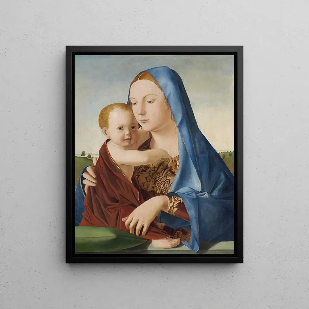 Gemälde Jungfrau mit Kind - Antonello da Messina | Kunstdruck