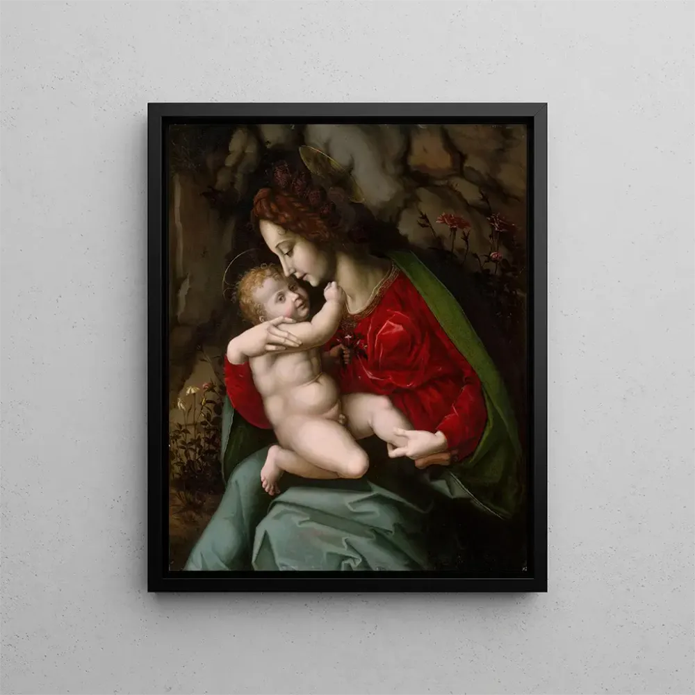 Gemälde Jungfrau mit Kind - Bacchiacca | Kunstdruck