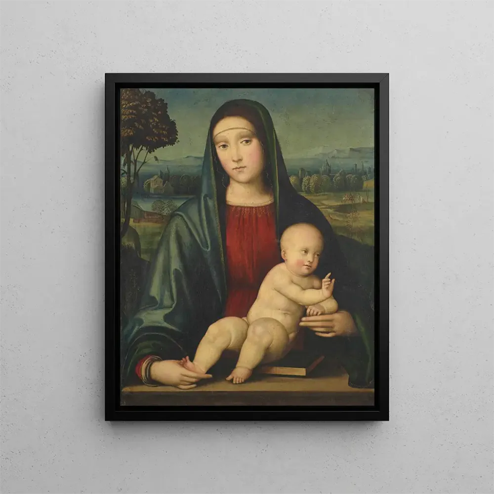 Gemälde Jungfrau mit Kind - Francesco Francia | Kunstdruck