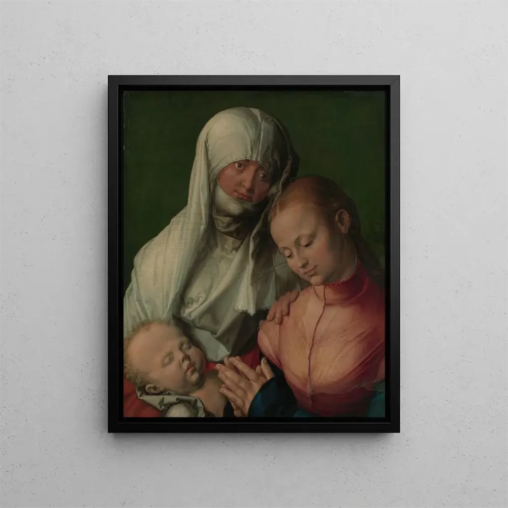 Gemälde Jungfrau mit Kind mit heiliger Anna - Albrecht Dürer | Kunstdruck