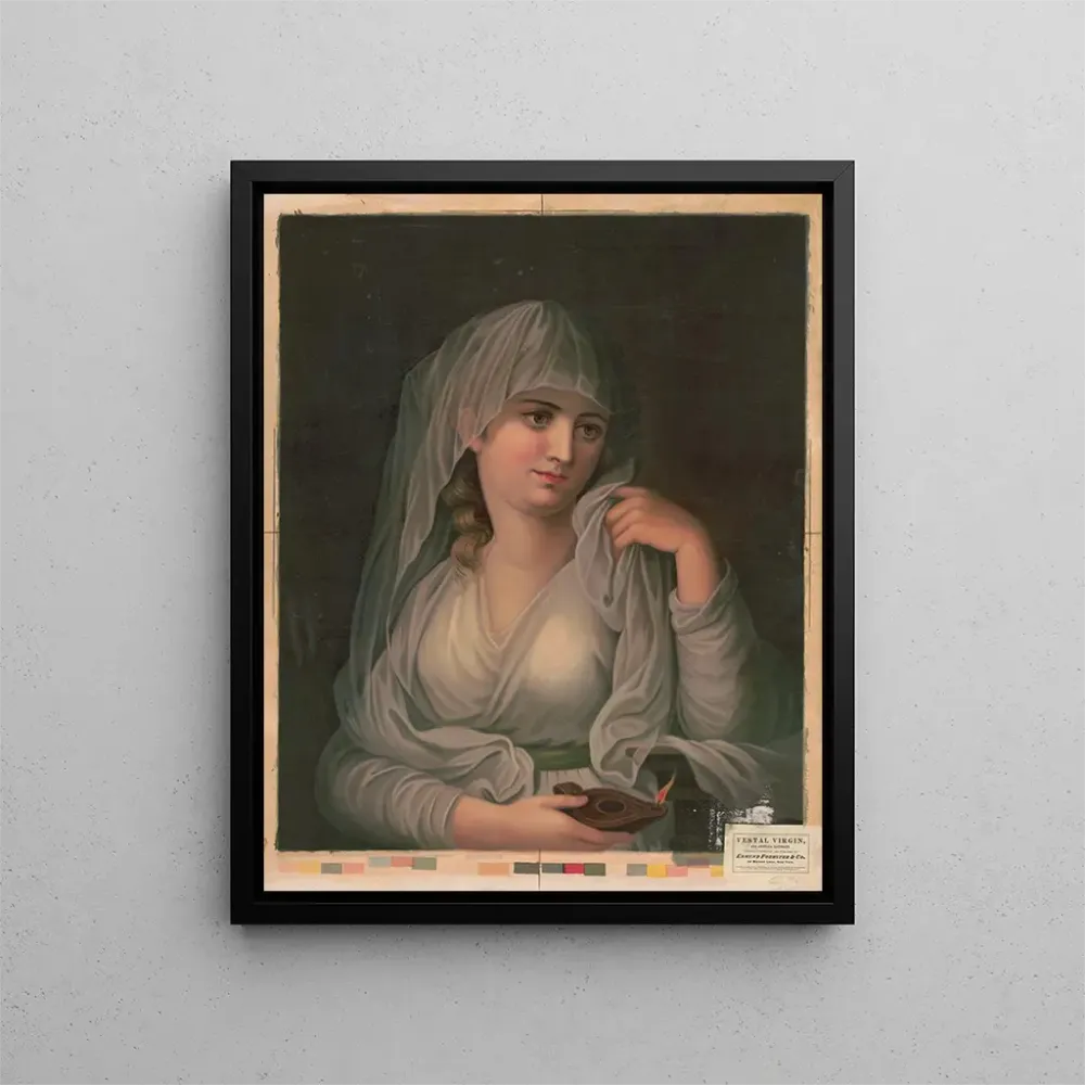 Gemälde Jungfrau Vestale - Edmund Foerster Co | Kunstdruck