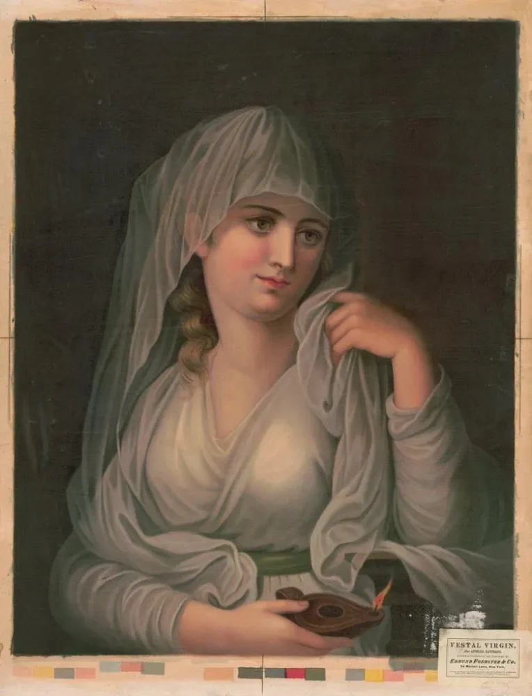 Gemälde Jungfrau Vestale - Edmund Foerster Co | Kunstdruck