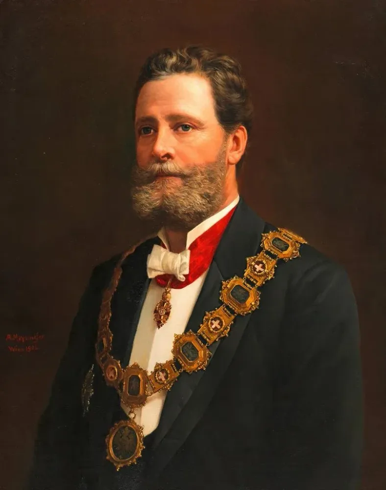 Gemälde Dr Karl Lueger Bürgermeister - Adolf Mayerhofer
