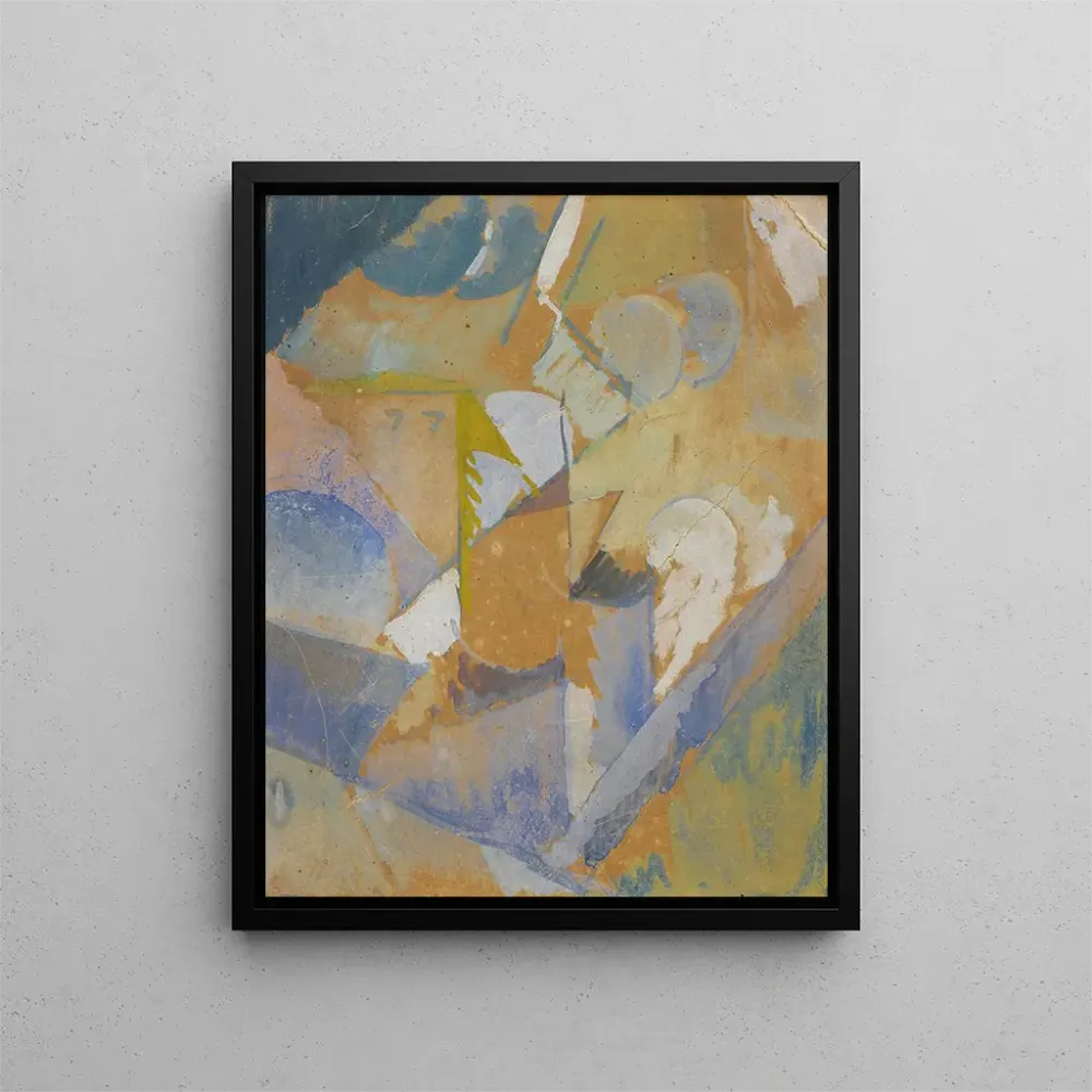 Gemälde Komposition im kubistischen Blau - Albert Gleizes | Kunstdruck