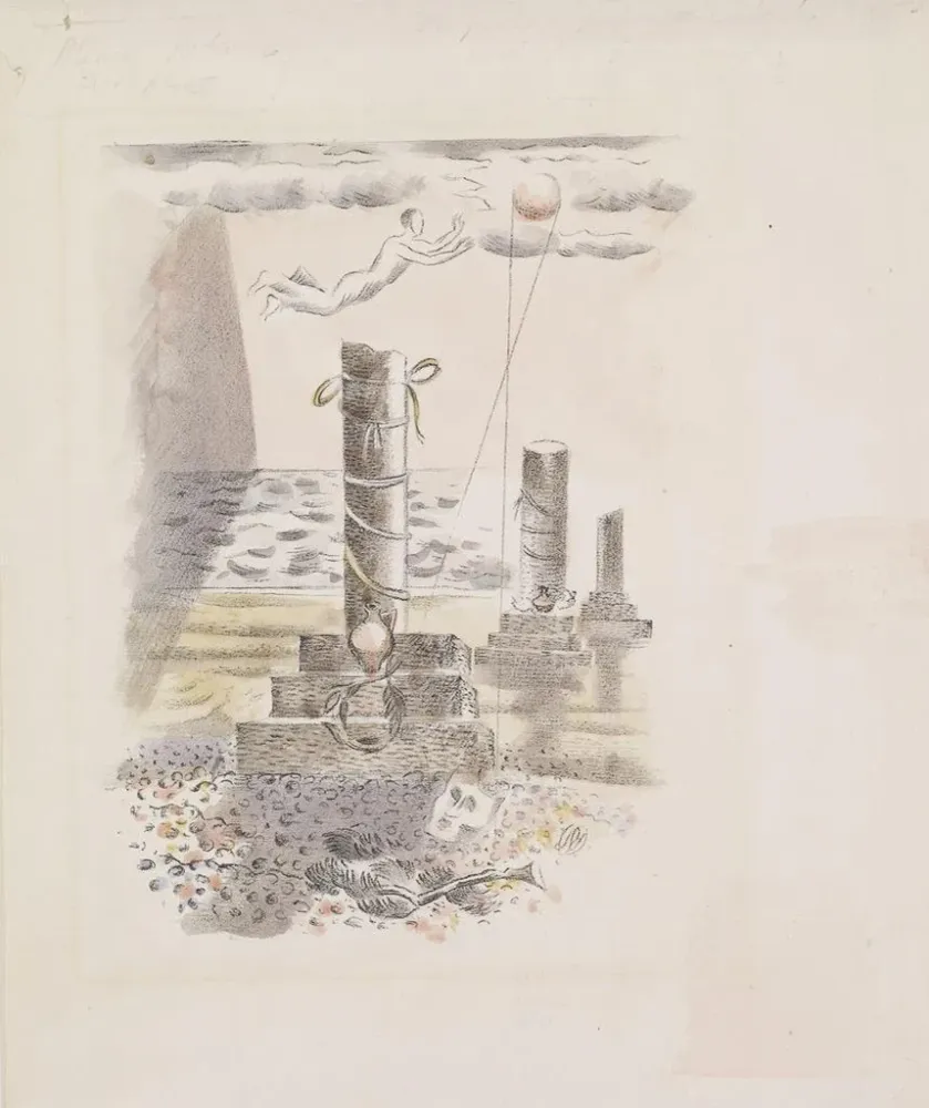 Gemälde Konzeption für die Urne des Kummers - Paul Nash | Kunstdruck