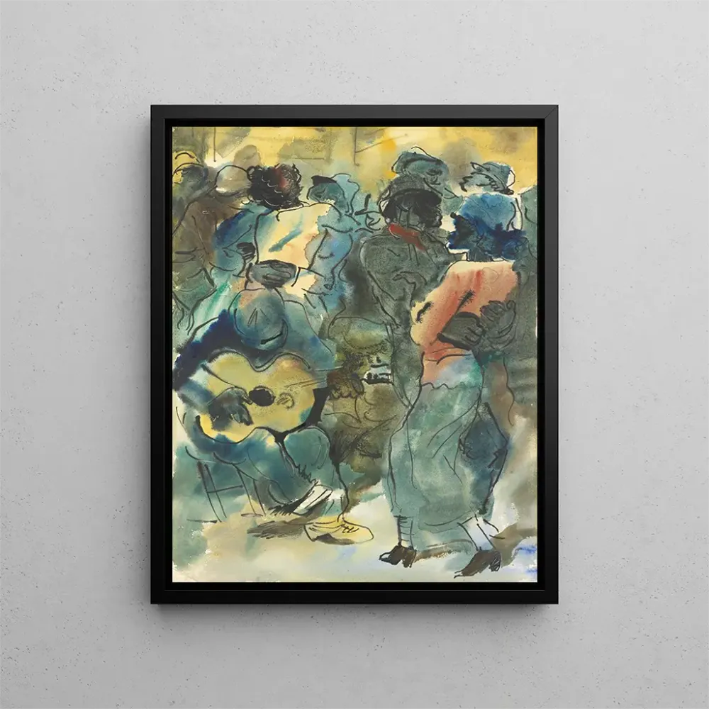 Gemälde Konzert am Abend - Alexandre Iacovleff | Kunstdruck