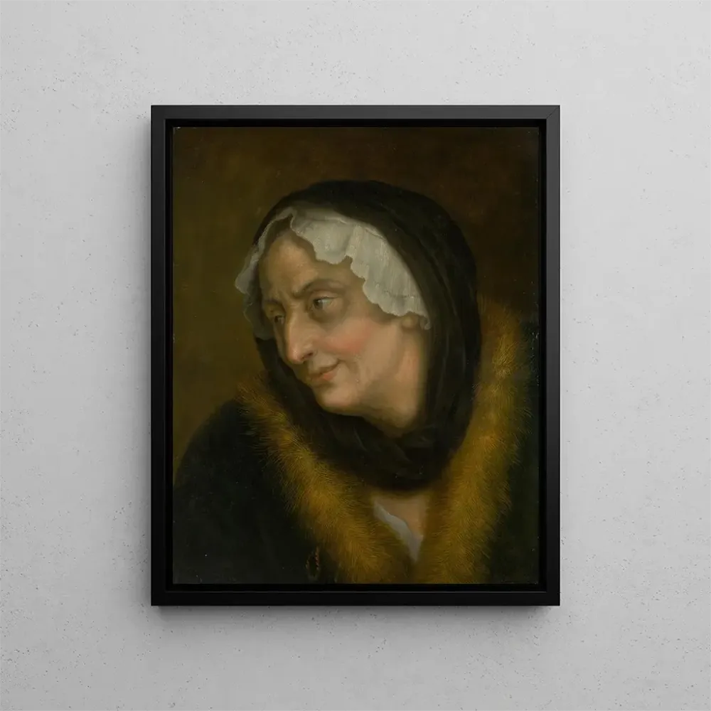 Gemälde Kopf einer alten Frau - Balthasar Denner | Kunstdruck