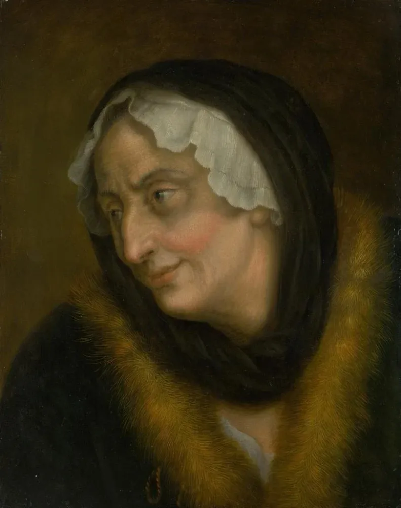 Gemälde Kopf einer alten Frau - Balthasar Denner | Kunstdruck