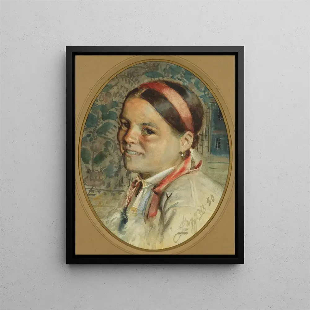 Gemälde Kopf einer Frau - Anders Zorn | Kunstdruck