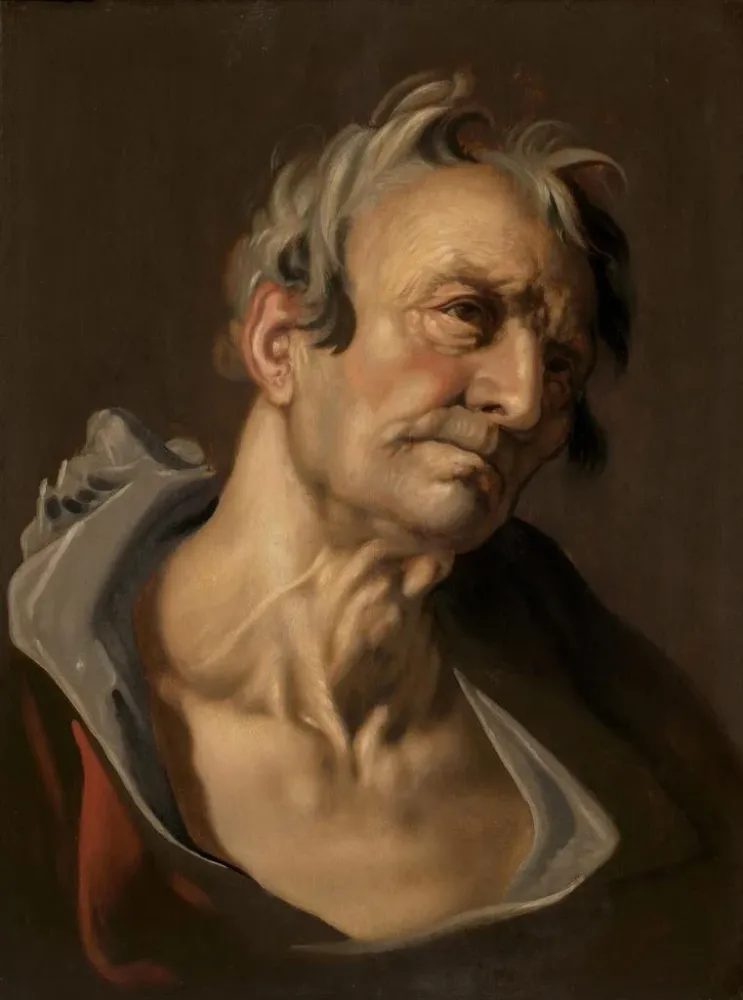 Gemälde Kopf eines alten Mannes - Abraham Bloemaert | Kunstdruck