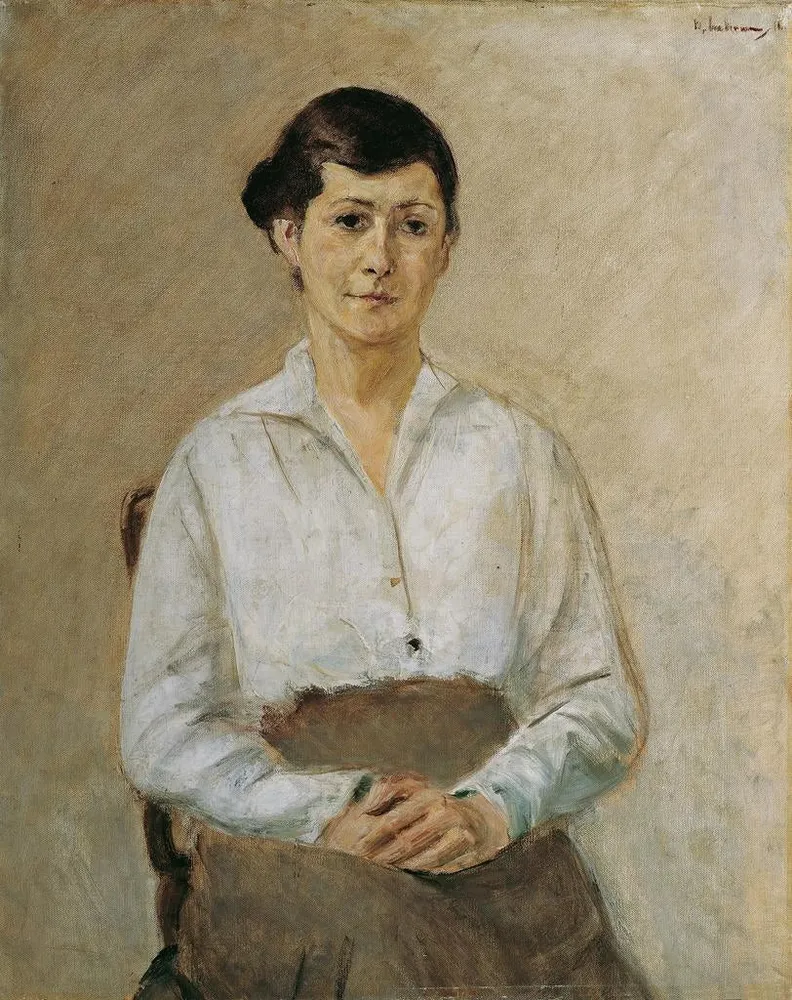 Gemälde Kä Liebermann, die Tochter des Künstlers - Max Liebermann | Kunstdruck