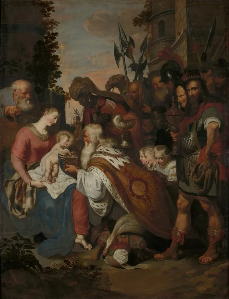Gemälde L'Adoration des Mages - Artus Wolffort | Kunstdruck