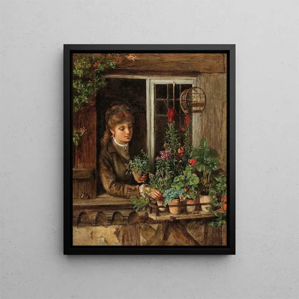 Gemälde L'amant des fleurs - Anonyme | Kunstdruck