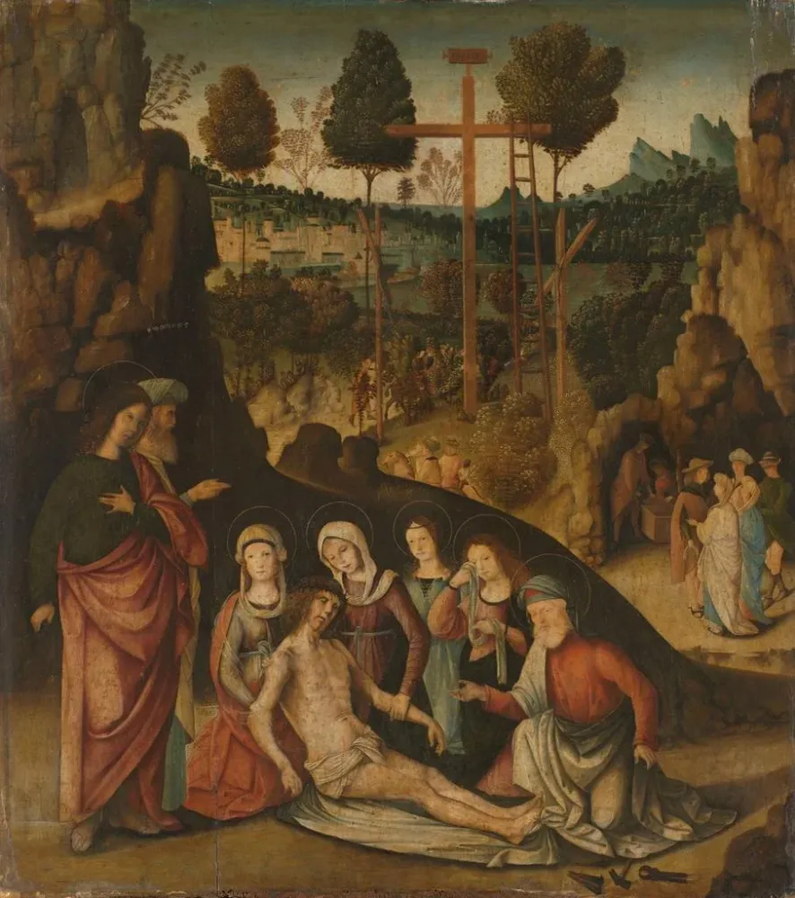 Gemälde Lamentation du Christ - Bernardino di Bosio Zaganelli | Kunstdruck