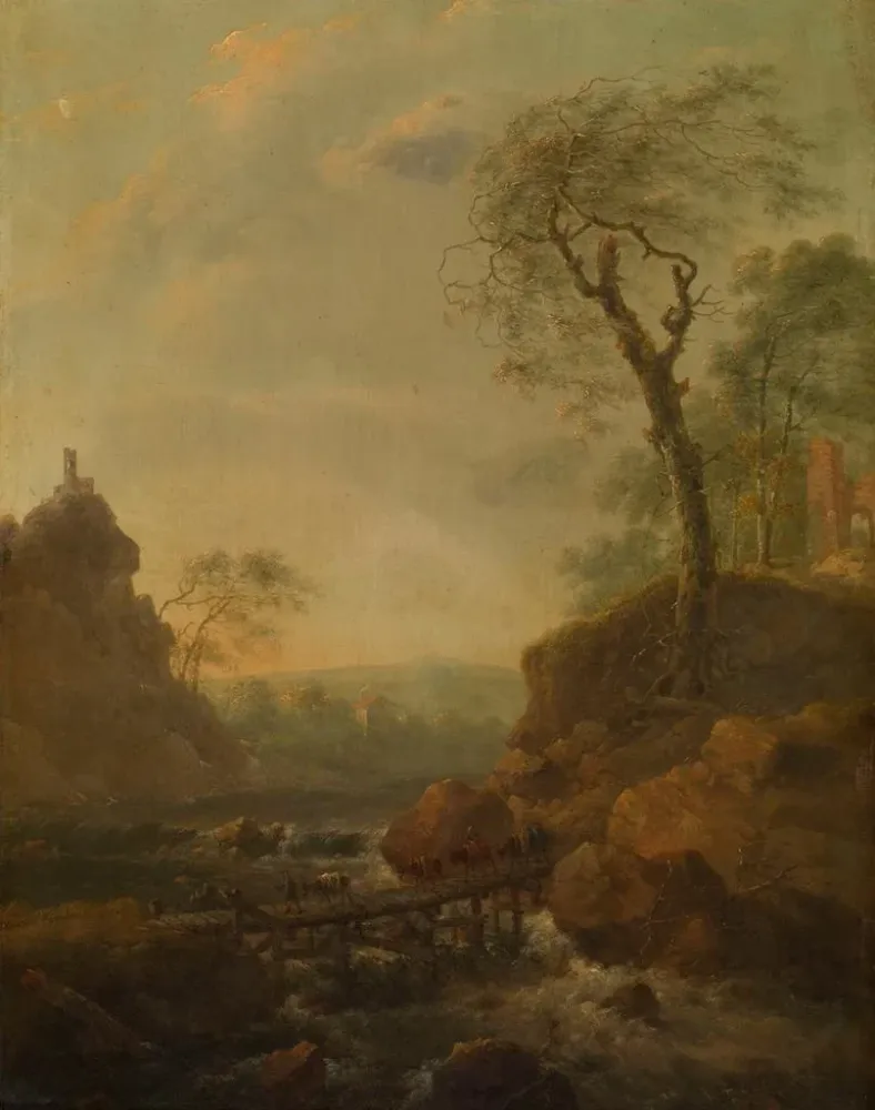 Gemälde Landschaft - Adam Pynacker | Kunstdruck