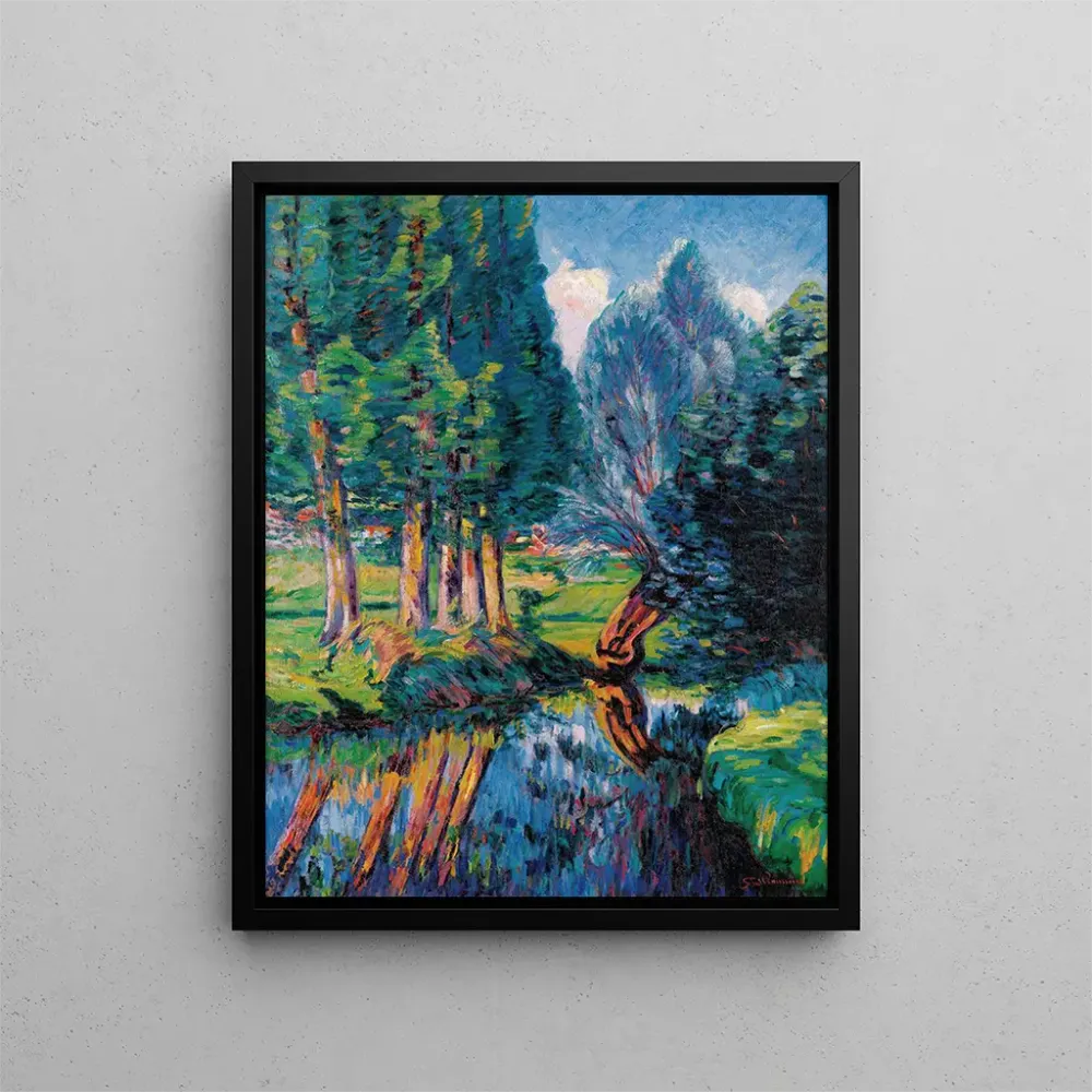 Gemälde Landschaft Breuillet - Armand Guillaumin | Kunstdruck