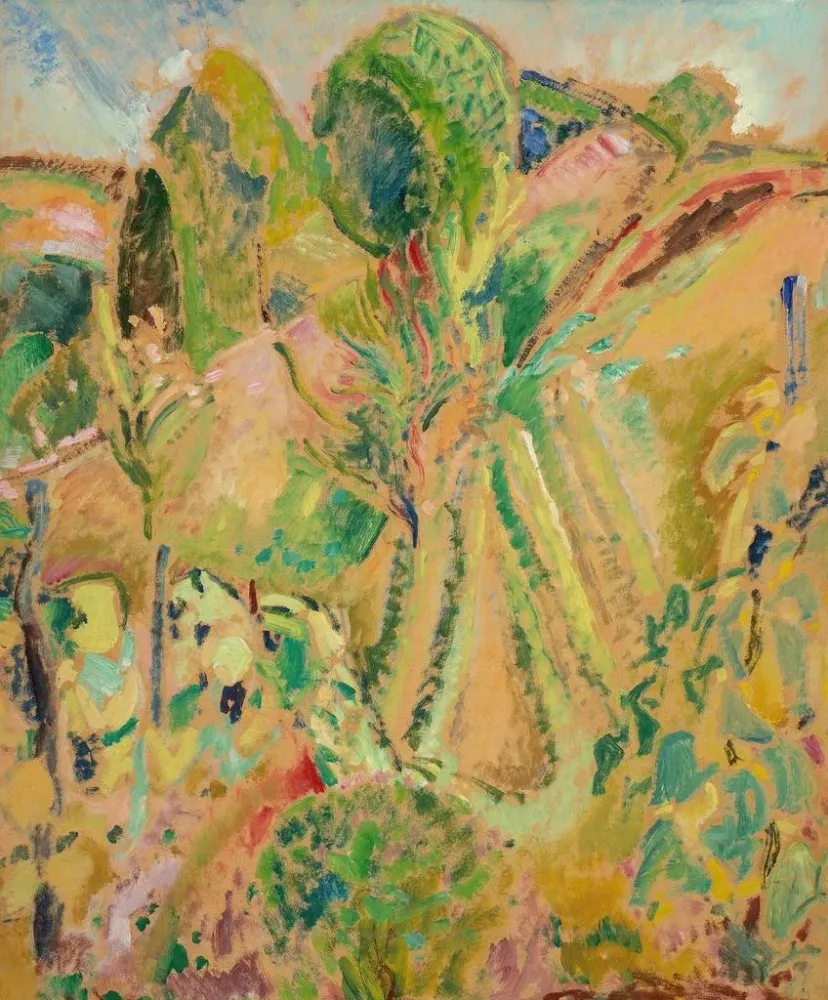 Gemälde Landschaft mit Bäumen - Alfred Henry Maurer | Kunstdruck