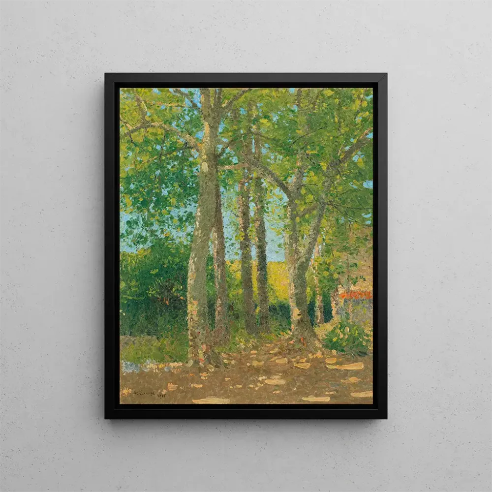 Gemälde Landschaft mit großen Bäumen - Achille Laugé | Kunstdruck