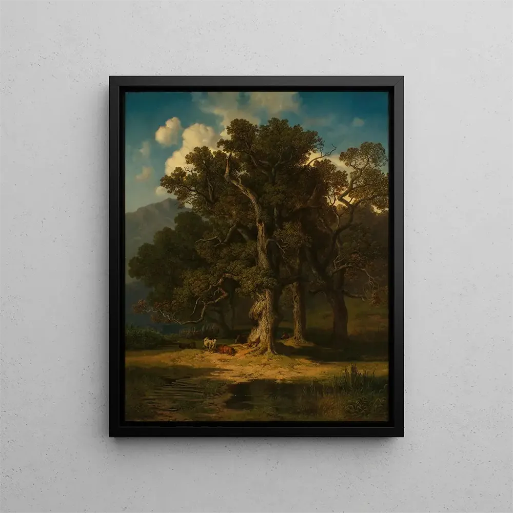 Gemälde Landschaftsbild - August Maximilian Zimmermann | Kunstdruck