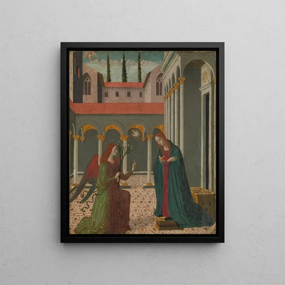 Gemälde L'Annonciation - Alesso di Benozzo | Kunstdruck