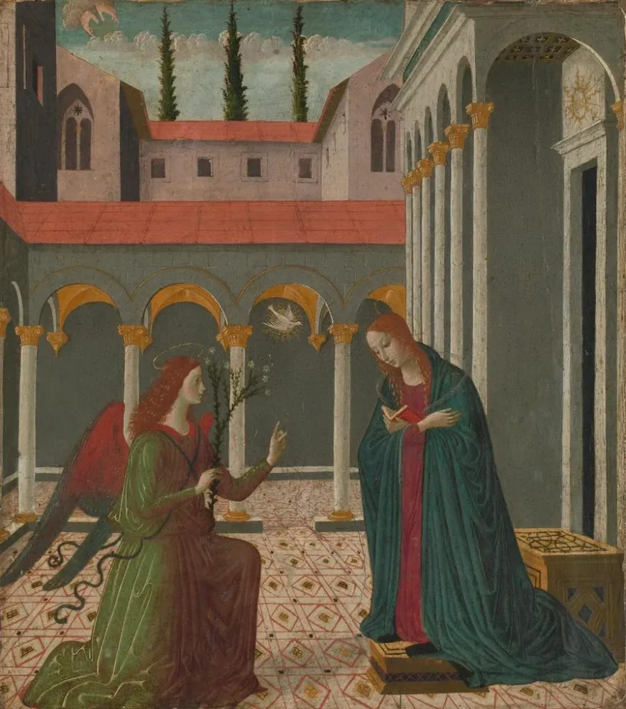 Gemälde L'Annonciation - Alesso di Benozzo | Kunstdruck