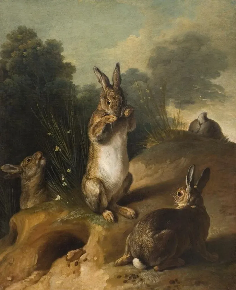 Gemälde Lapins - Alexandre François Desportes | Kunstdruck