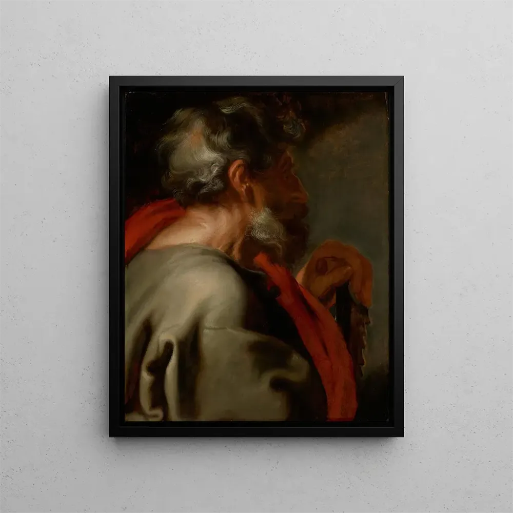 Gemälde L'apôtre Simon - Antoine van Dyck | Kunstdruck