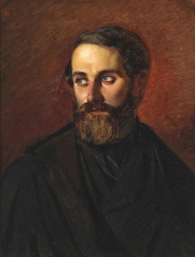 Gemälde L'autoportrait de l'artiste - Anders Lunde | Kunstdruck