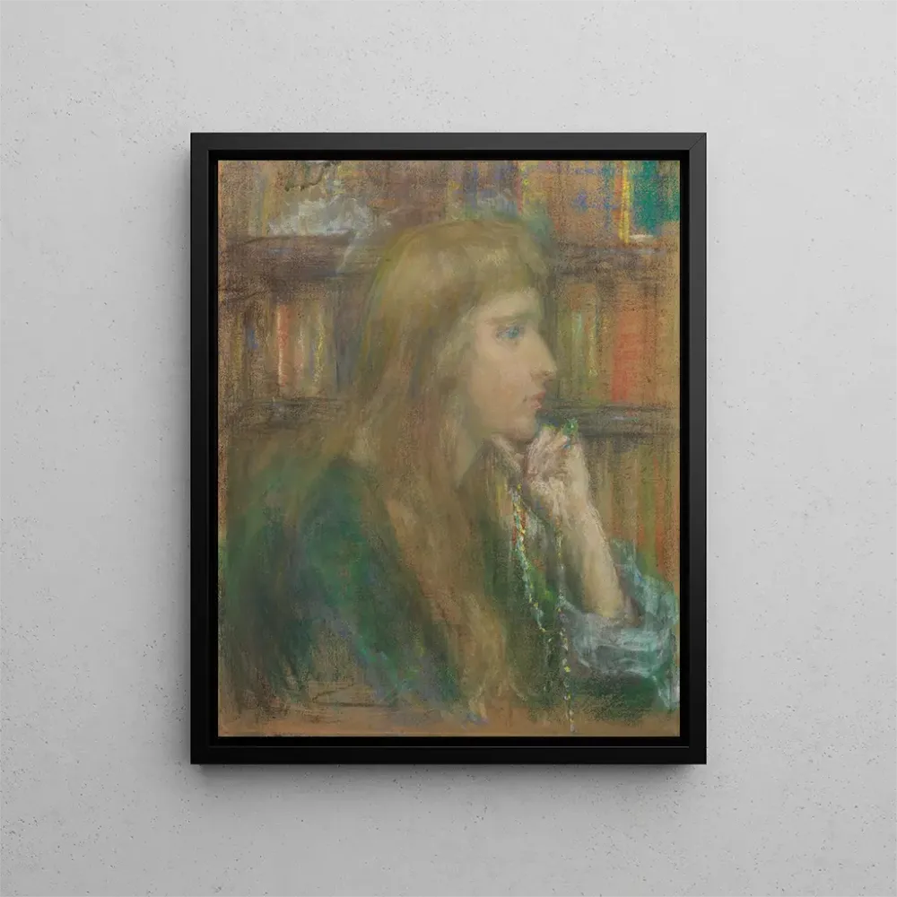 Gemälde L'écrivaine Natalie Clifford Barney - Alice Pike Barney | Kunstdruck