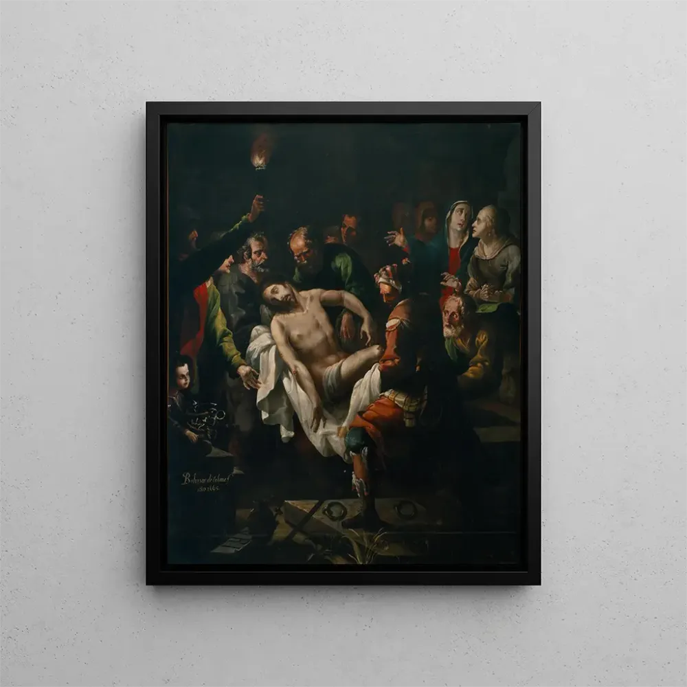 Gemälde L'Enterrement du Christ - Baltasar de Echave y Rioja | Kunstdruck
