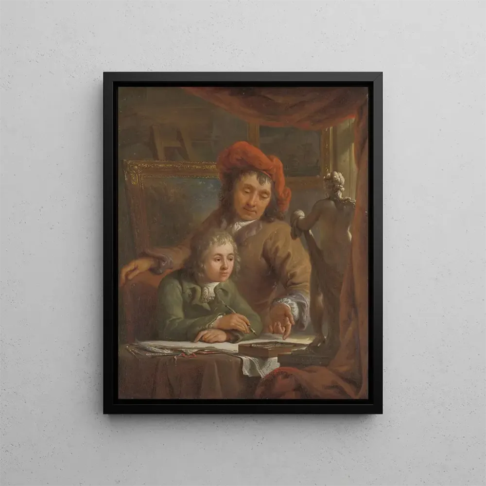 Gemälde La leçon de dessin - Abraham van Strij | Kunstdruck