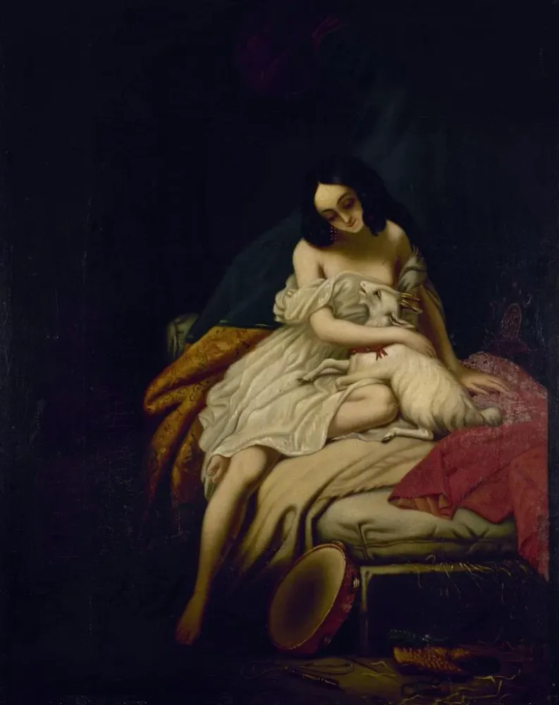 Gemälde L'Esmeralda und diese Nacht - Anonym | Kunstdruck