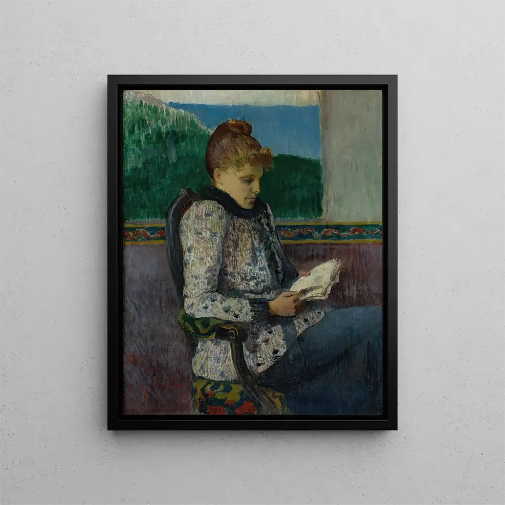 Gemälde Lesung am Fenster - Henry Moret | Kunstdruck