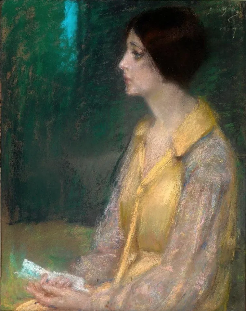 Gemälde La lettre - Alice Pike Barney | Kunstdruck