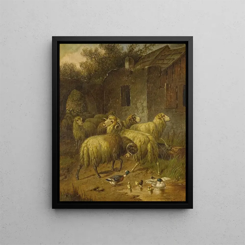 Gemälde Ländliche Szene - Arthur Trevethin Nowell | Kunstdruck