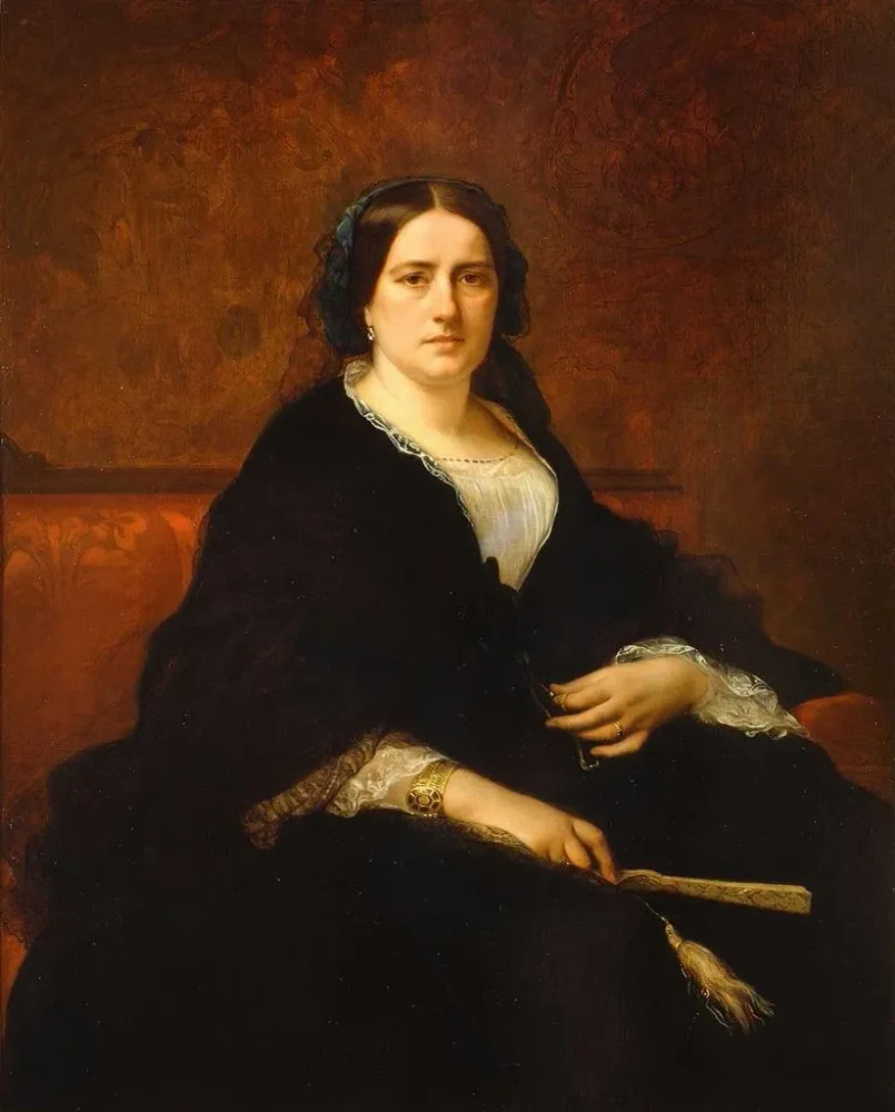 Gemälde Élodie Martin Balsan - Alexandre Cabanel | Kunstdruck