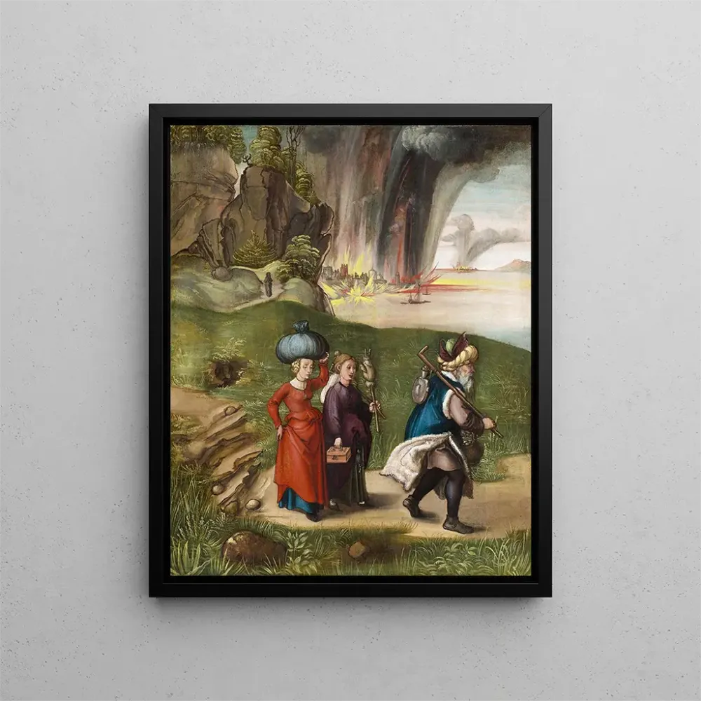 Gemälde Lot und seine Töchter - Albrecht Dürer | Kunstdruck
