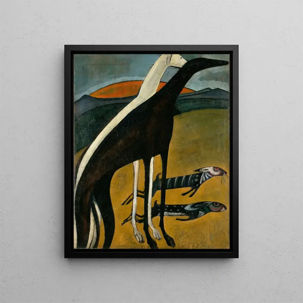 Gemälde Lévriers - Amadeo de Souza-Cardoso | Kunstdruck