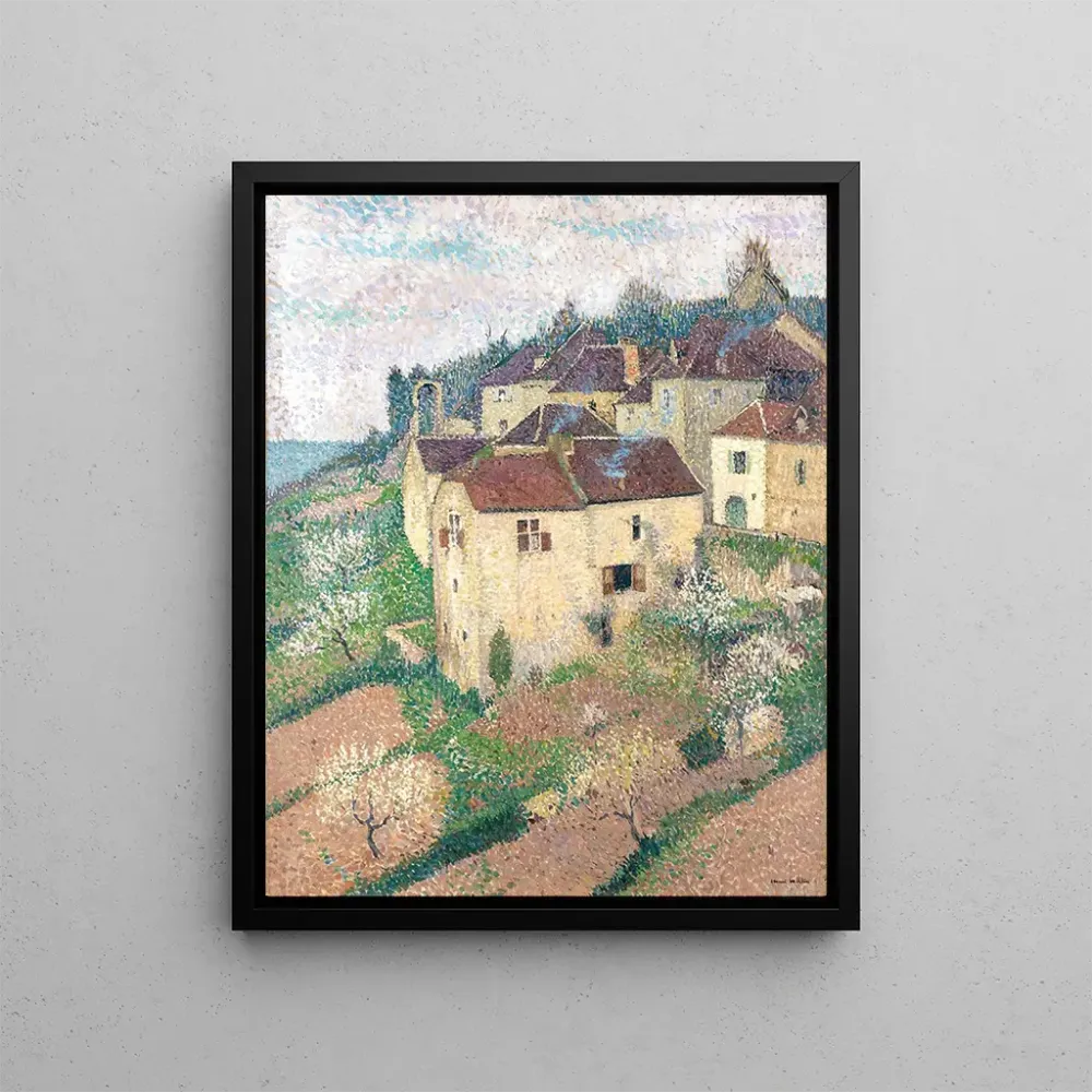 Gemälde Maisons à Saint - Cirq - Lapopie - Henri Martin | Kunstdruck