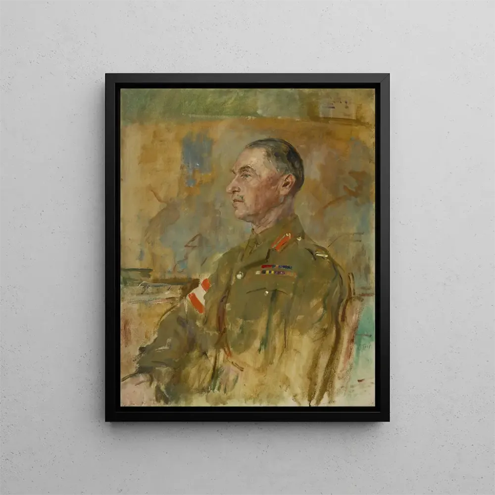 Gemälde Major-général Sir C. D. Shute, K.B.C., C.M.G. - Ambrose McEvoy | Kunstdruck