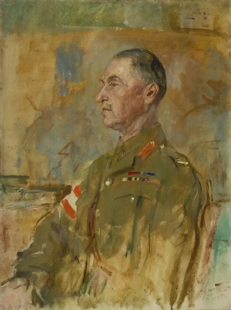 Gemälde Major-général Sir C. D. Shute, K.B.C., C.M.G. - Ambrose McEvoy | Kunstdruck