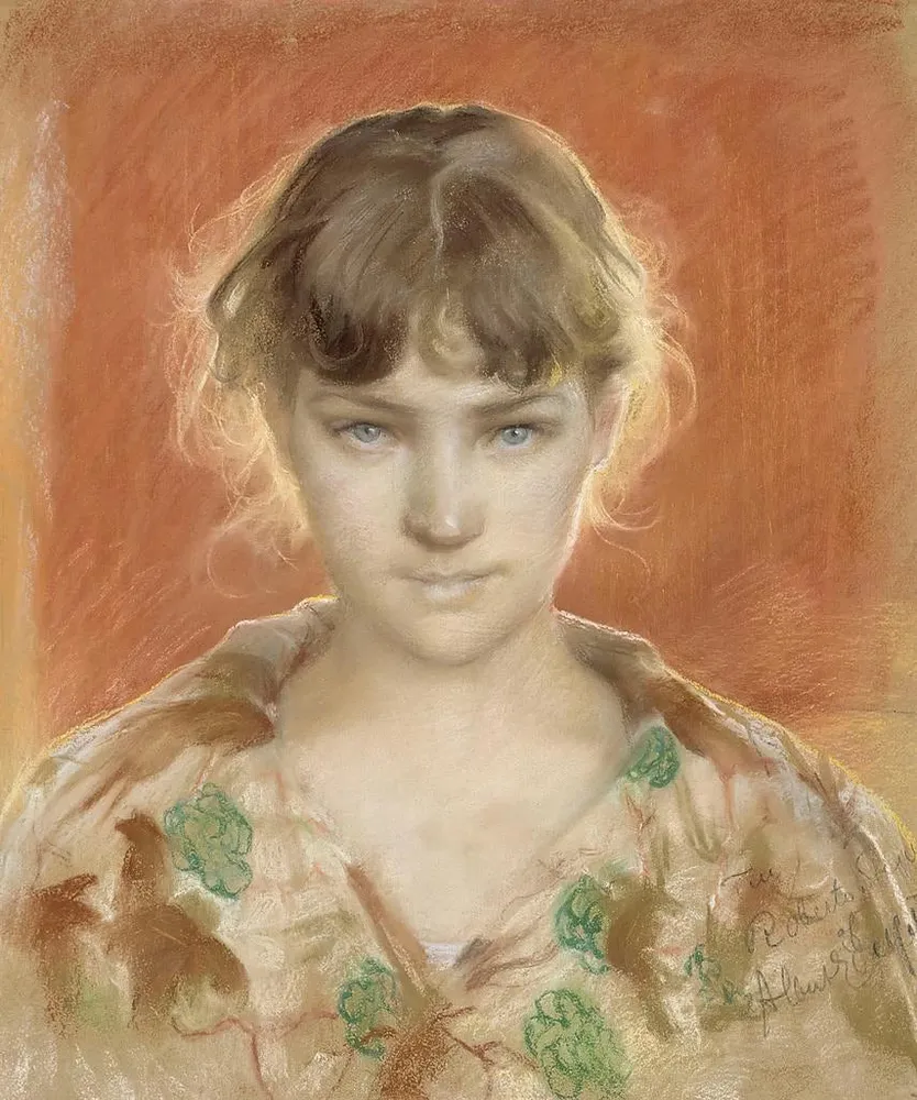 Gemälde Mannequin parisien en robe de chambre - Albert Edelfelt | Kunstdruck