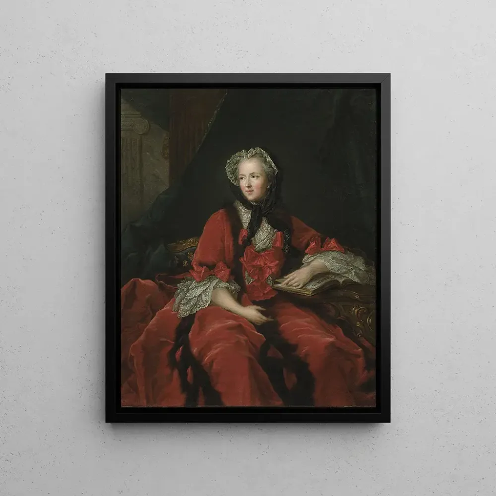 Gemälde Marie Leszczynska, Königin von Frankreich - Anonym | Kunstdruck