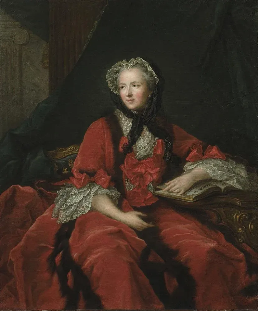 Gemälde Marie Leszczynska, Königin von Frankreich - Anonym | Kunstdruck